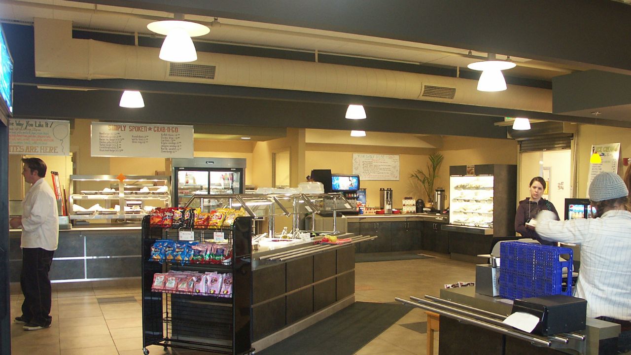 Interior of Van Tassell Cafe, Wenatchee Campus