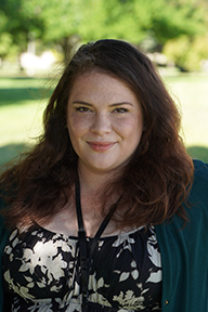 Portrait of Jade Knell standing in the shade